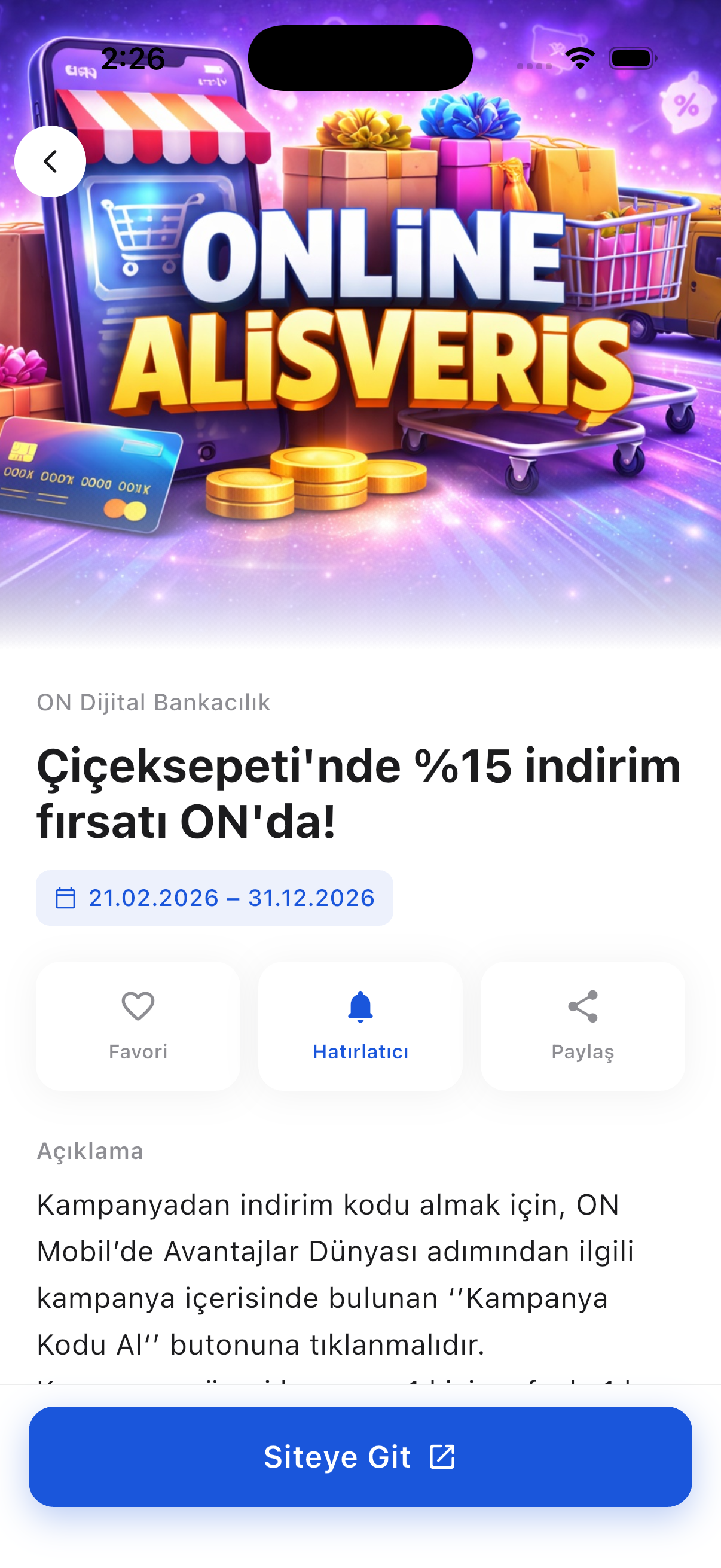Kartımda ekran görüntüsü 3